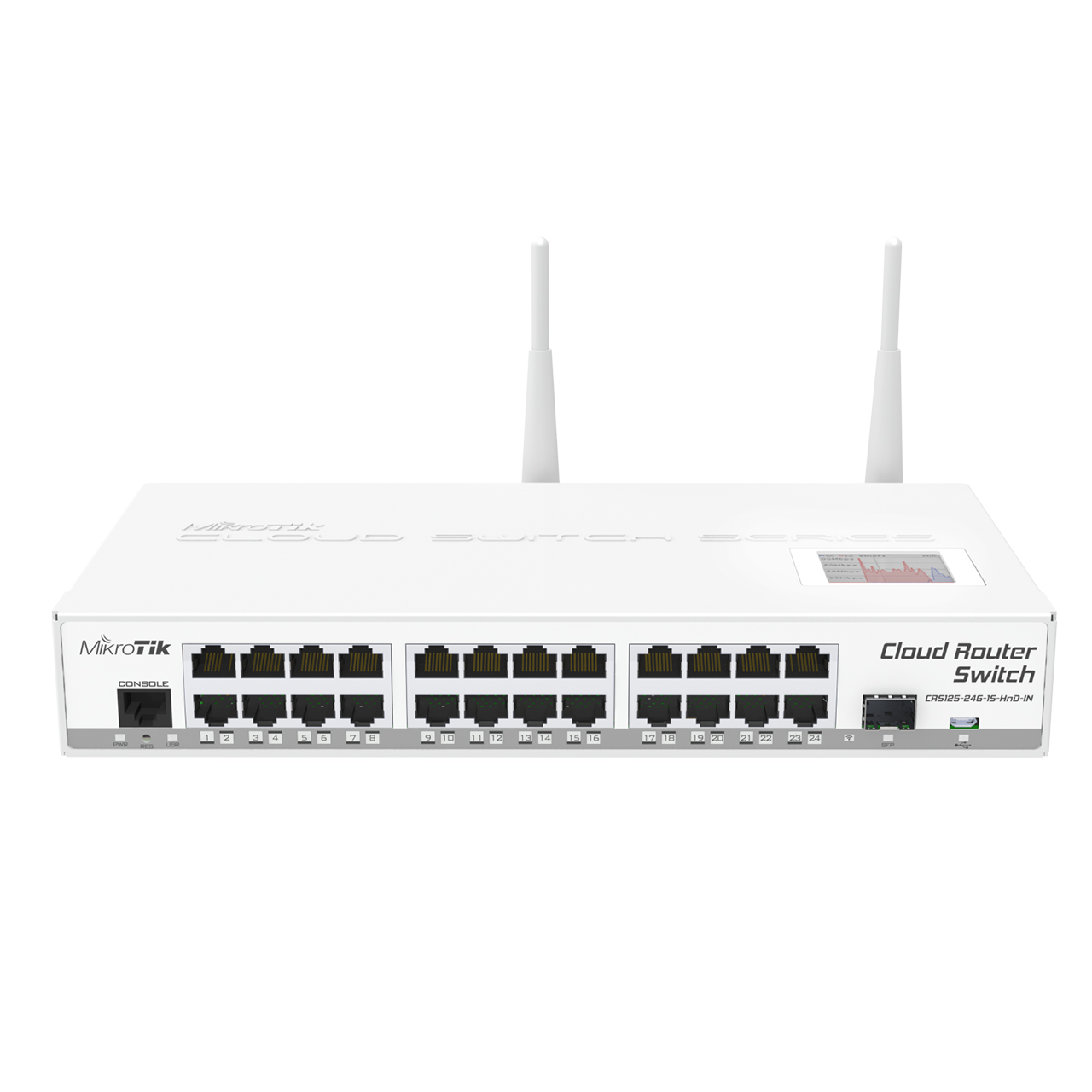 CRS125-24G-1S-2HnD-IN سوییچ 24 پورت میکروتیک مدل CRS125-24G-1S-2HnD-IN - تصویر 1